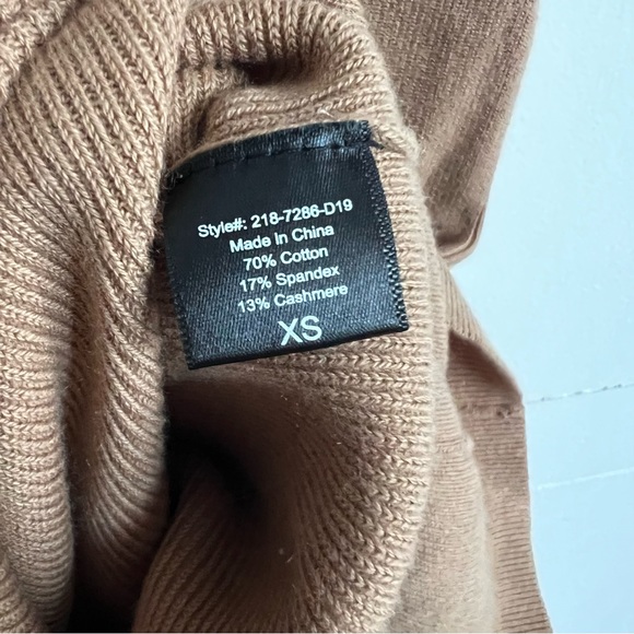 Jenni Kayne Sleeveless Sweater Dress- Camel - Picture 4 of 7